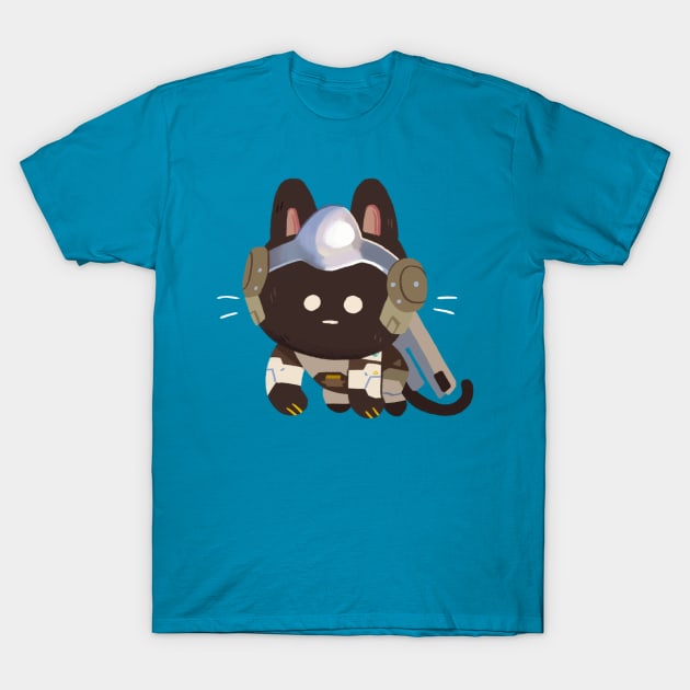 Meowverwatch - Did someone say peanut butter? T-Shirt by giraffalope